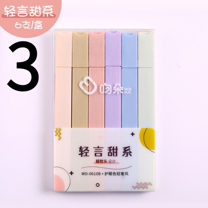 🌸Set 6 bút highlight bút đánh dấu màu sắc morandi 🌸