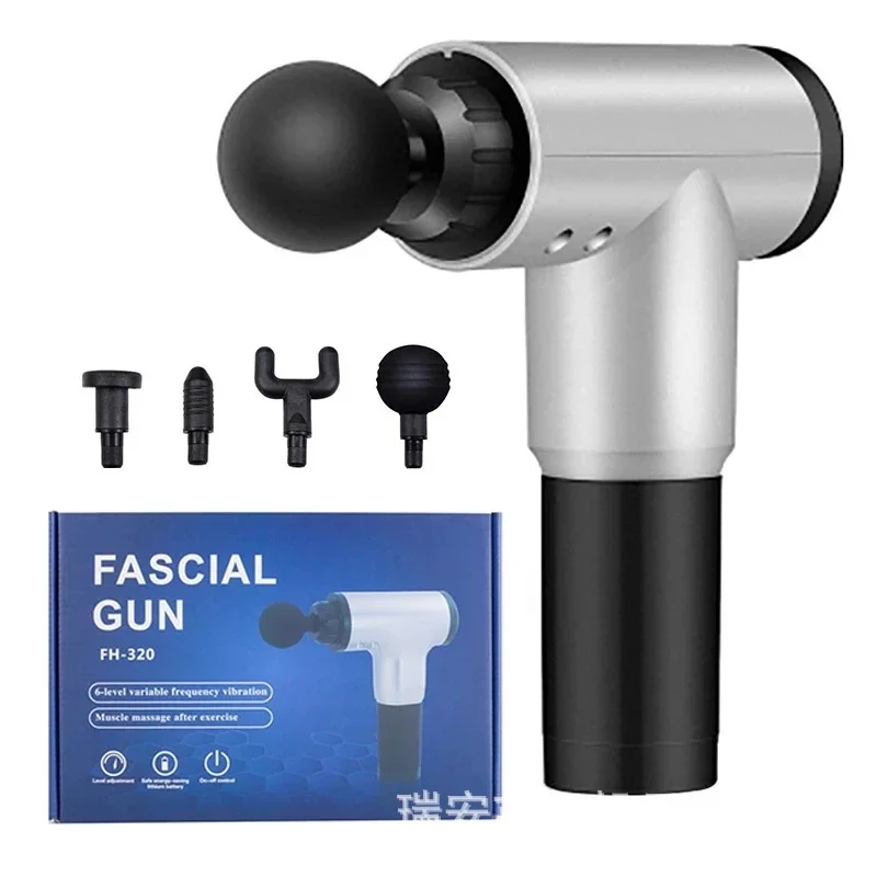Máy massage gun 4 đầu