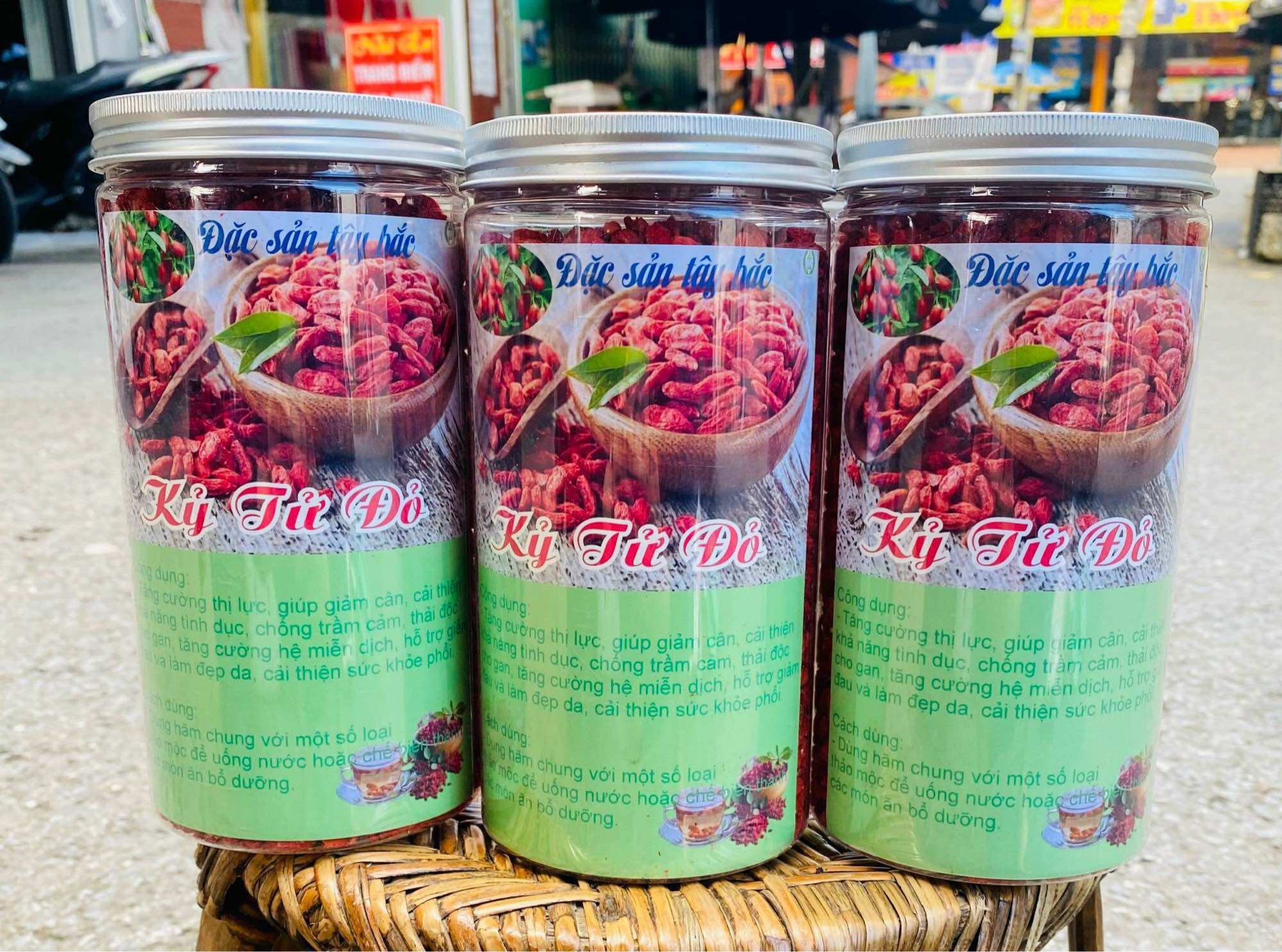 ✅ kỷ tử đỏ sấy khô loại vip sắc giúp đẹp da, bổ máu, dễ ngủ, sáng mắt- đặc sản tây bắc 333