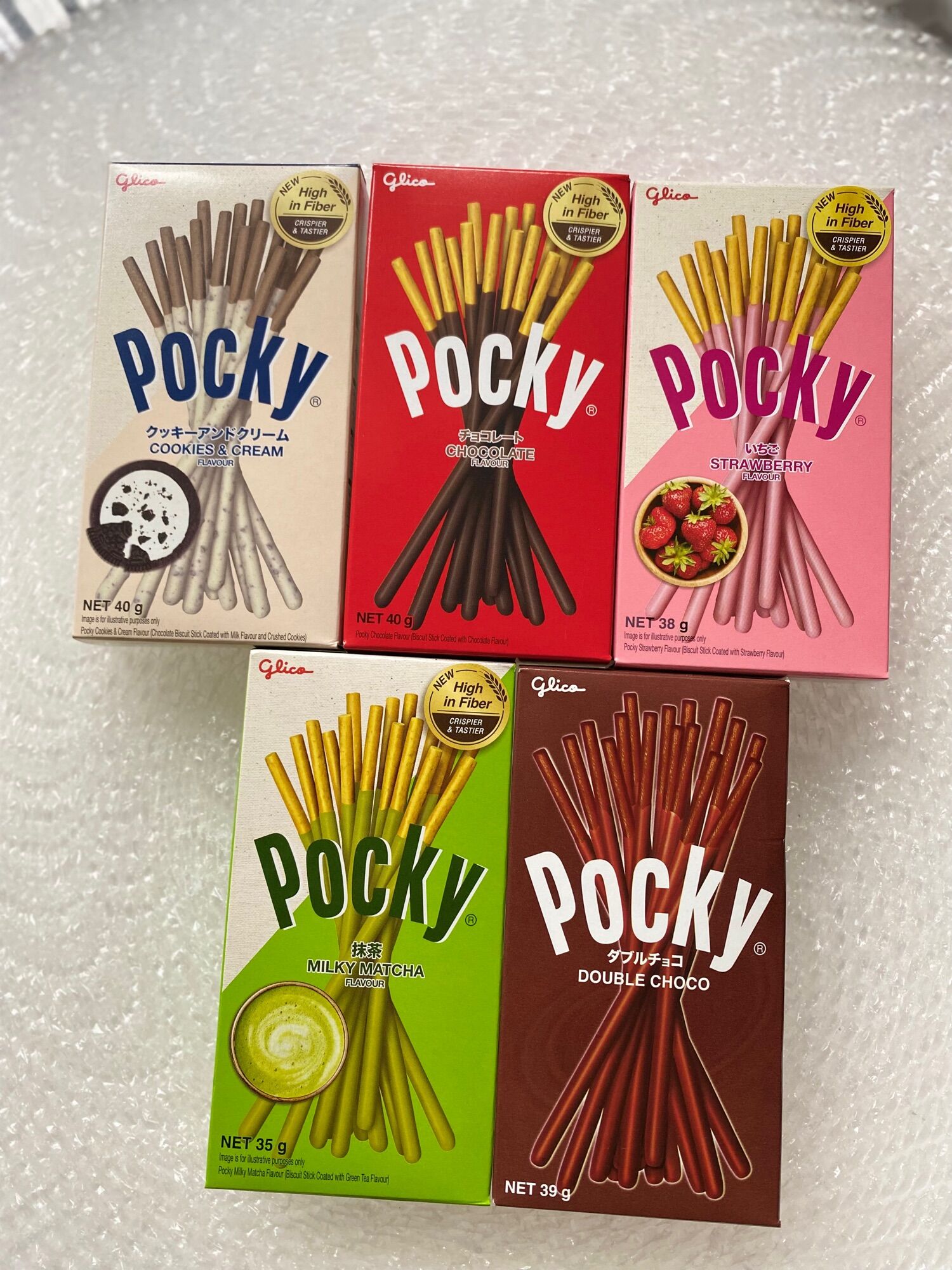 Bánh que pocky nhập khẩu Thái lan lốc 5 hộp