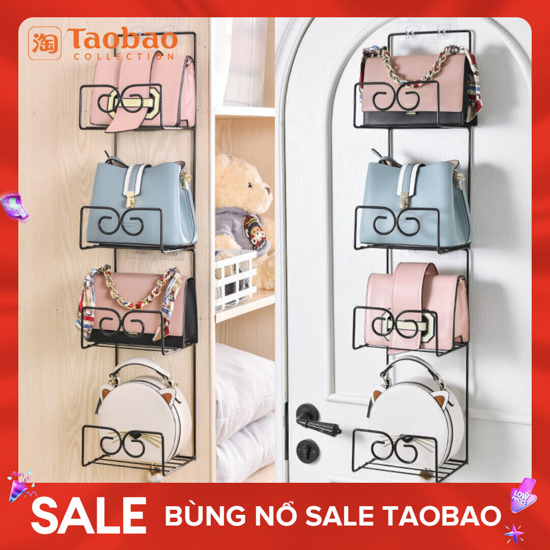 Túi đựng đồ túi treo giá đựng sách sau cửa dụng cụ thần thánh treo trên tường ký túc xá gia dụng phòng ngủ giá để đồ túi ôm để túi
