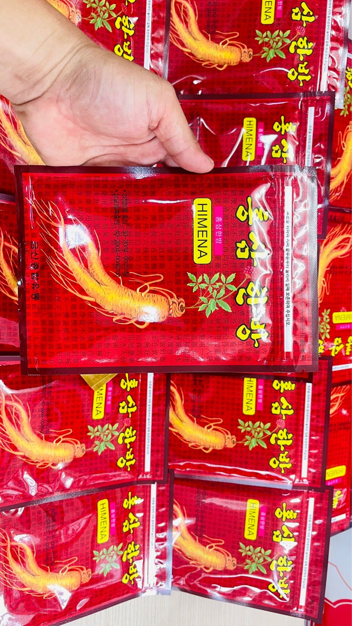 Cao Dán Hồng Sâm Himenna Hàn Quốc bịch 20 miếng