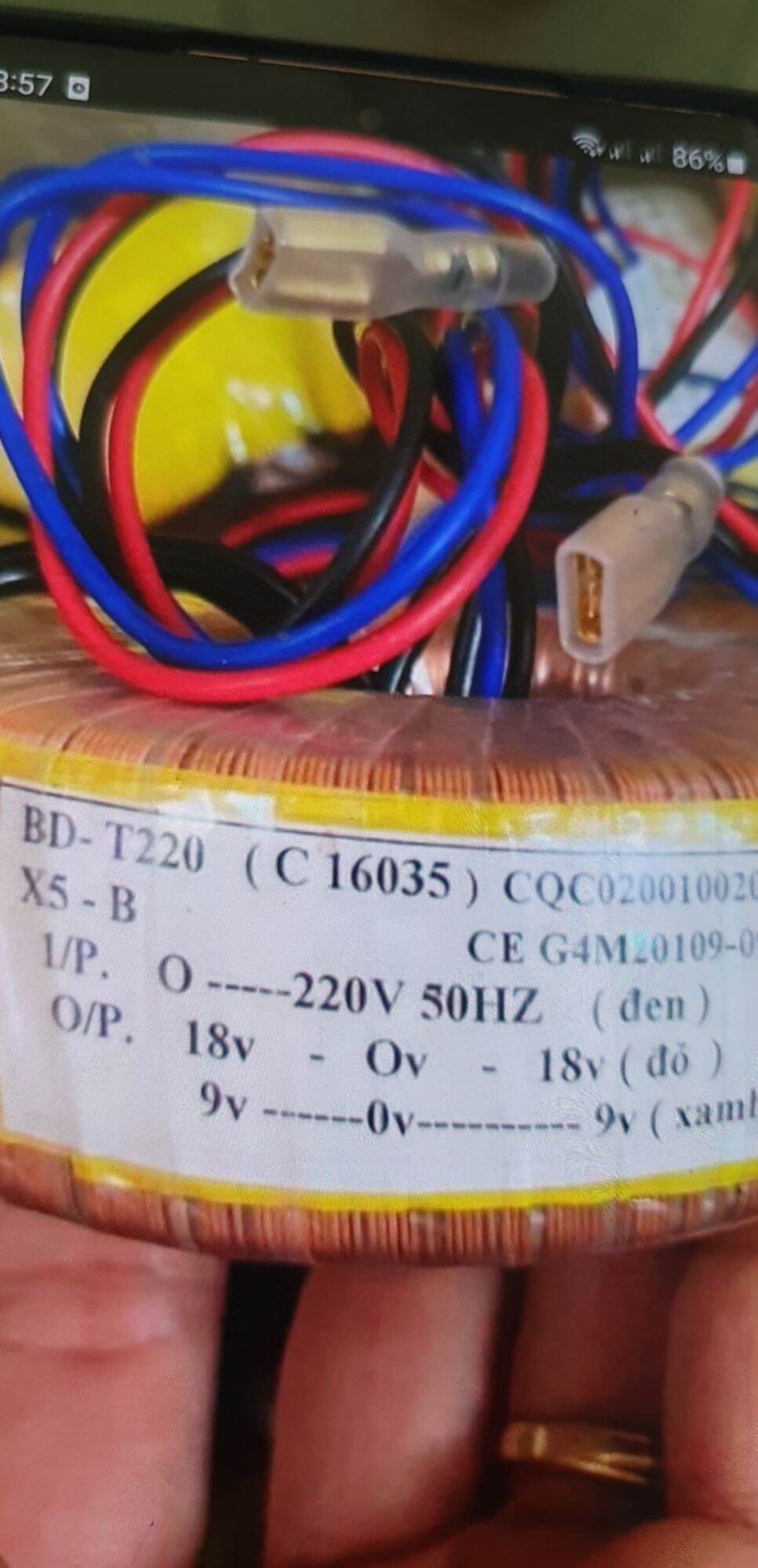 Biến áp vang số K7