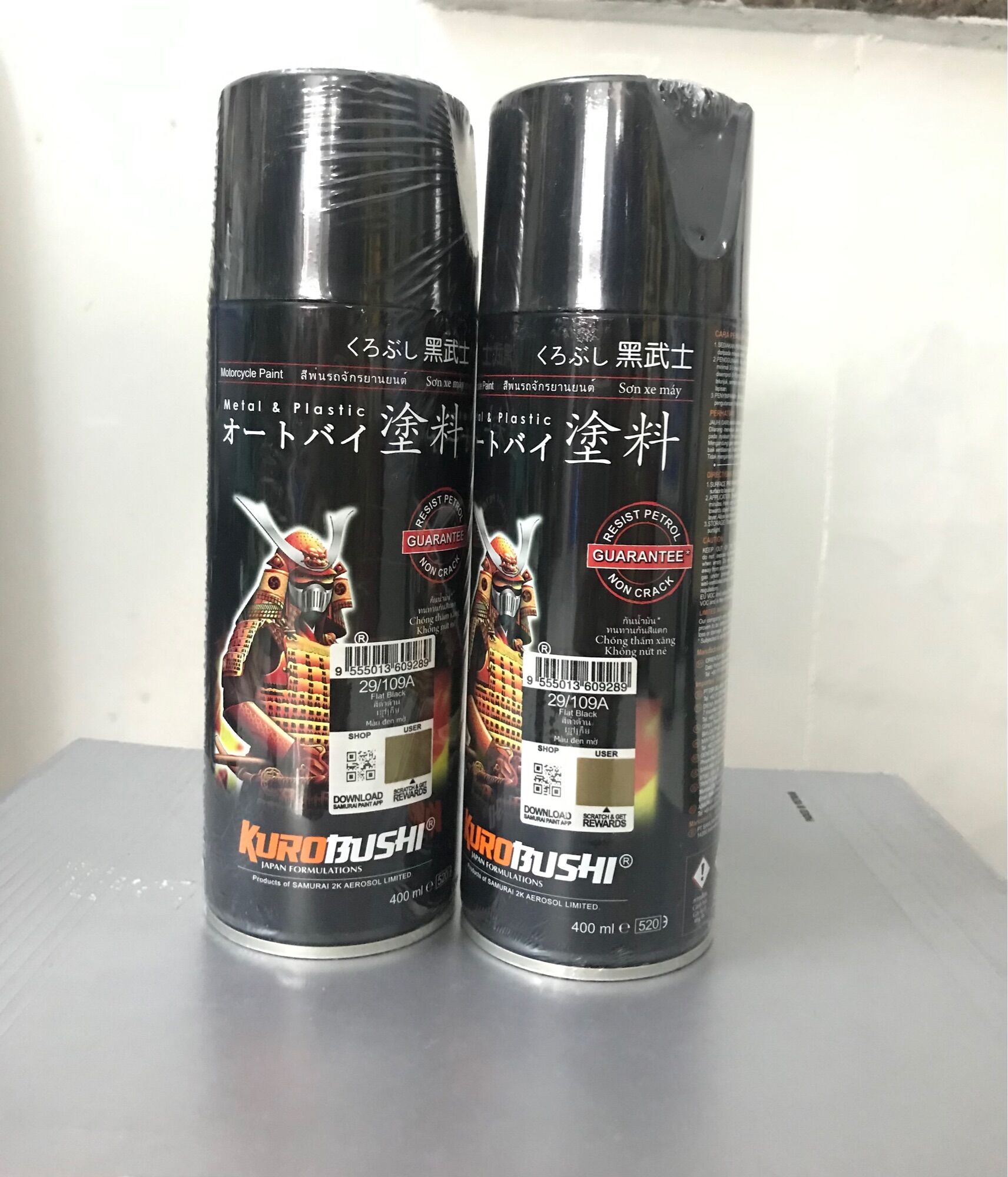 SƠN SAMURAI MÀU 109A - ĐEN NHÁM CỰC ĐẸP