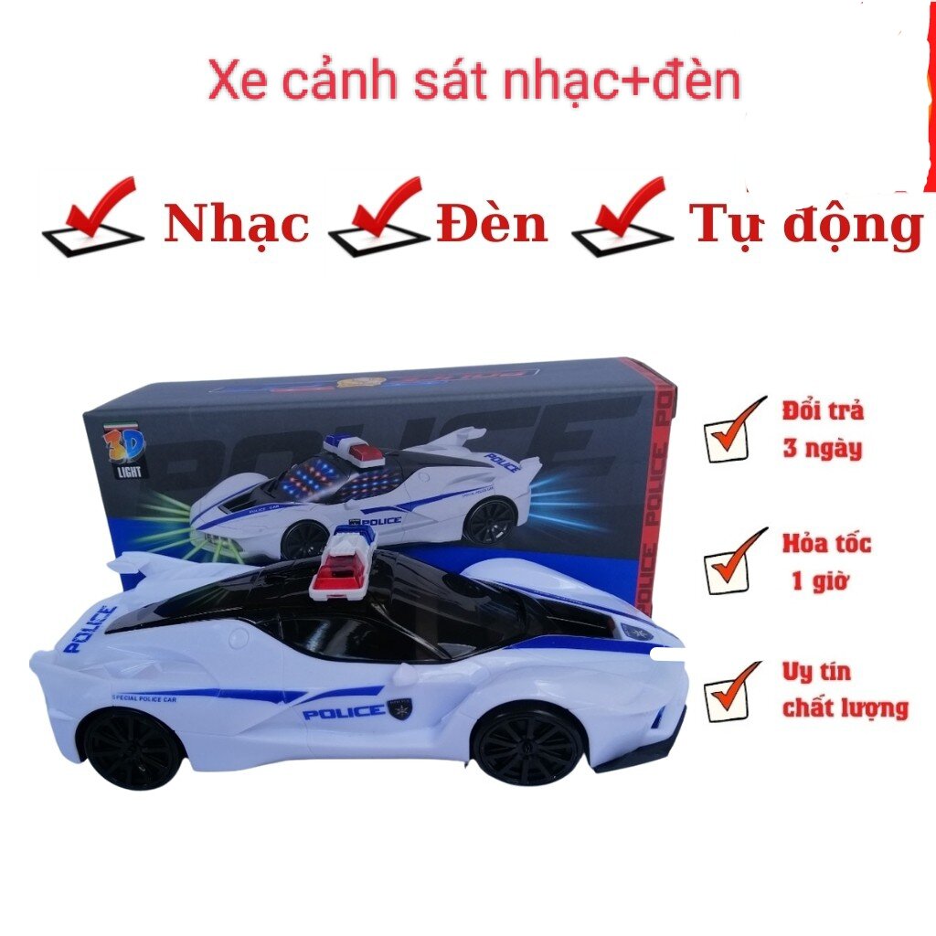 The Toy Car Has Music and Lights
