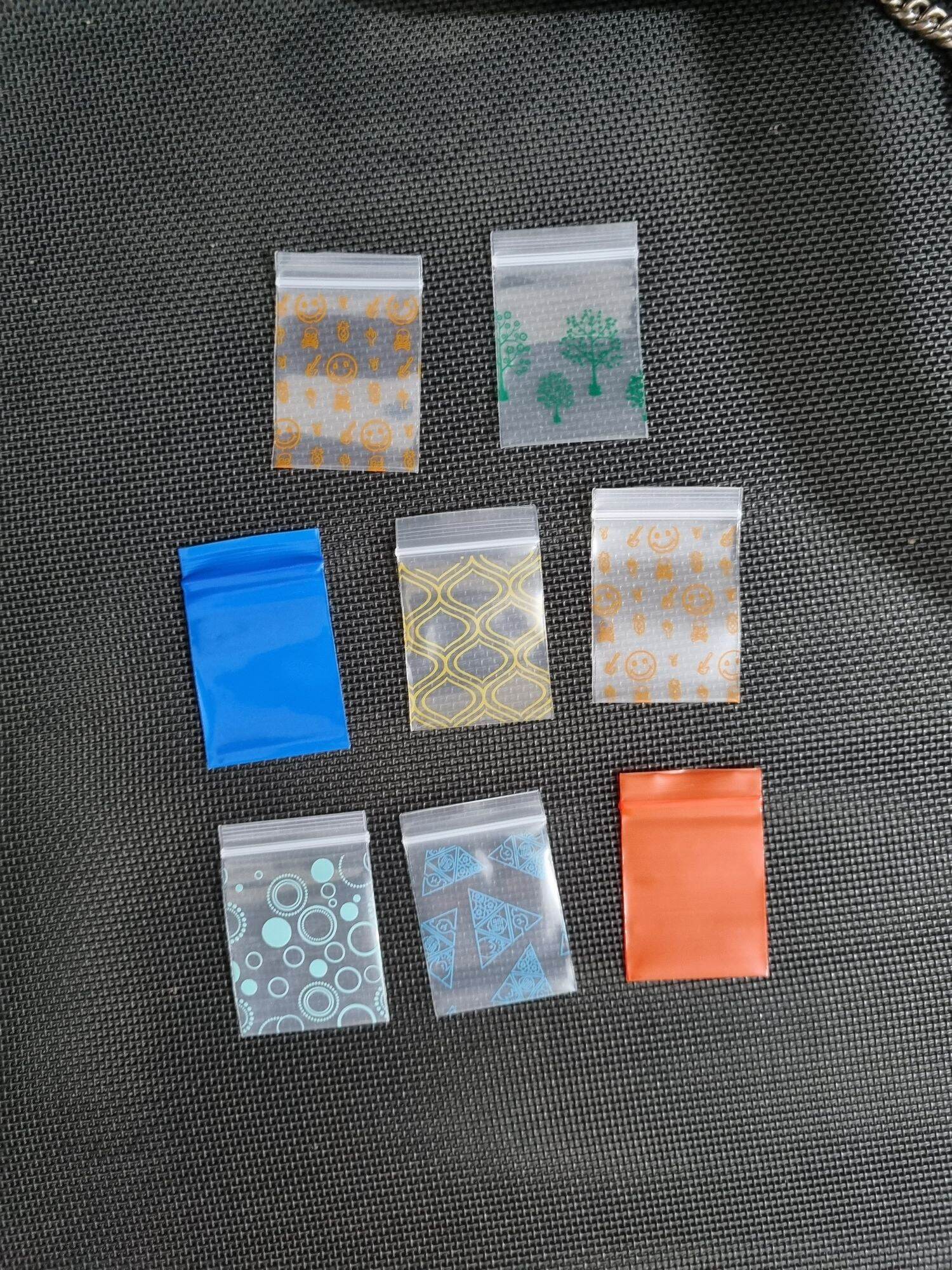 50c túi zip mini đủ màu kt 3×4