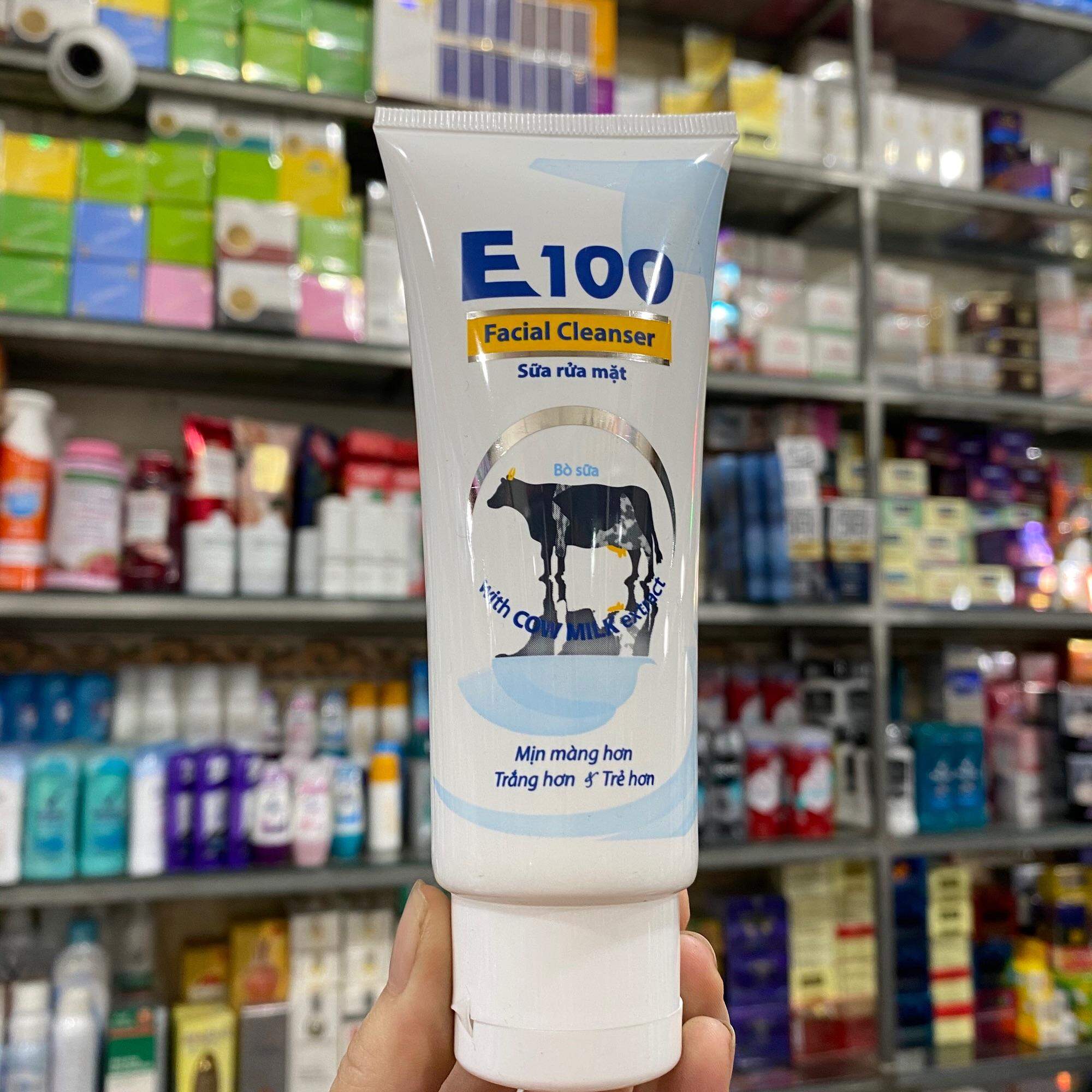 Sữa rửa mặt E100 tinh chất sữa bò 80ml