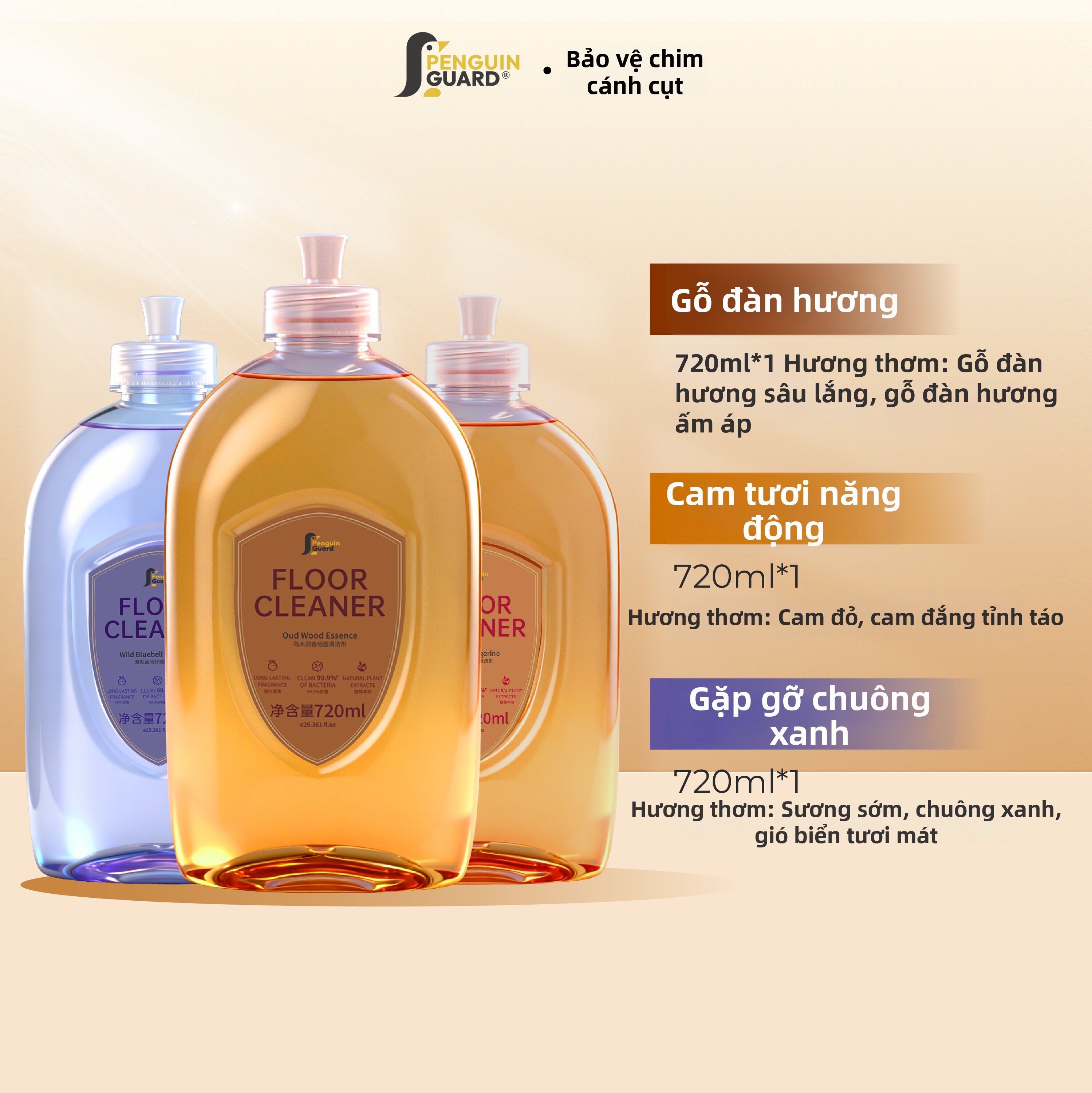 Penguin Guard | Floor Polishing and Maintenance Cleaner for Wooden and Stone Floors - 3