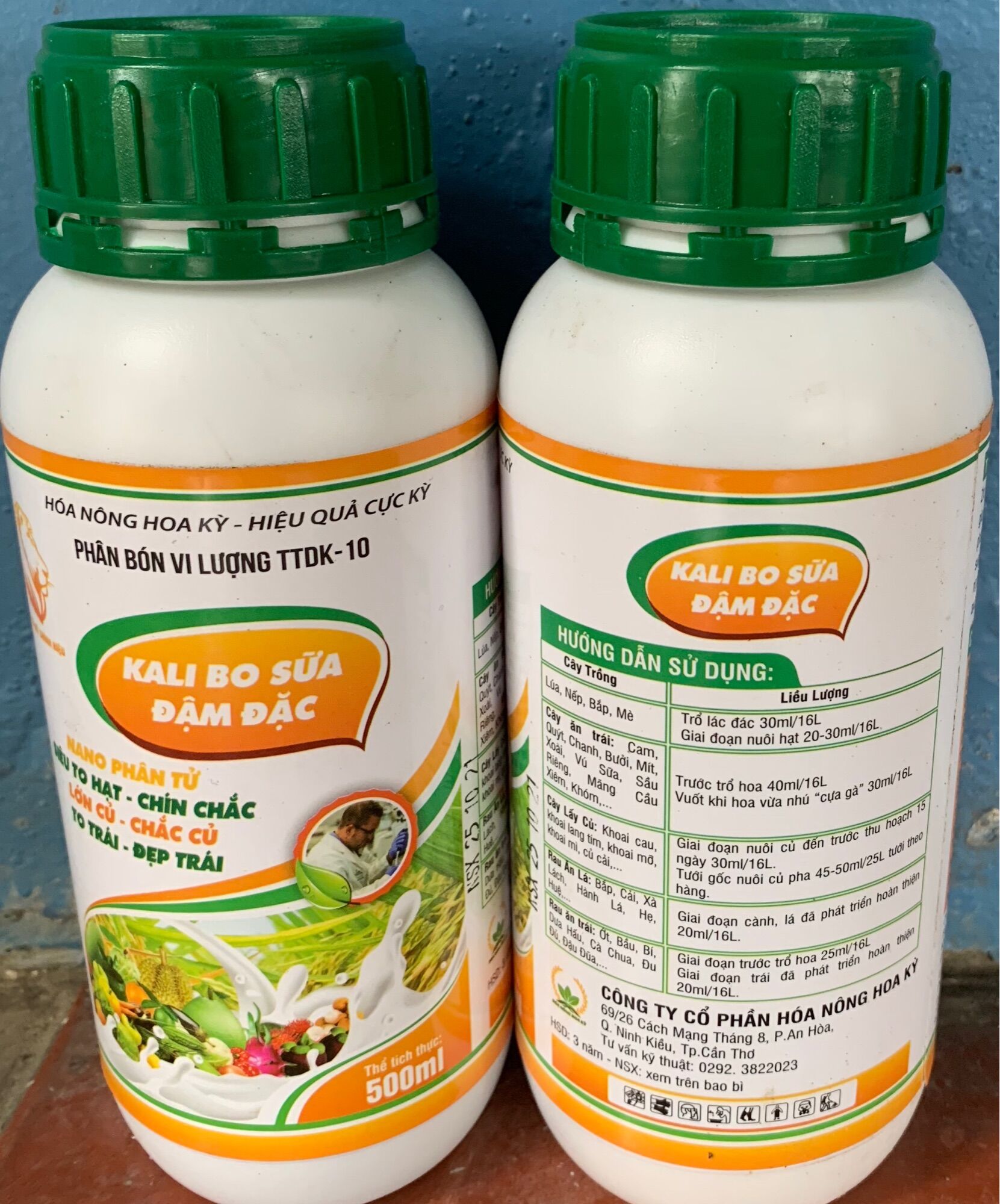 Kali Bo sữa đậm đặc chai 500ml