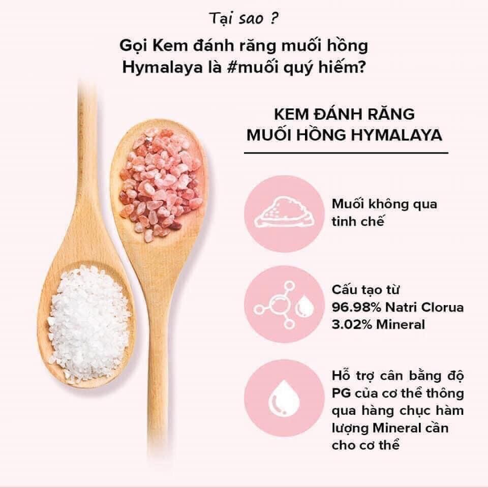 KEM ĐÁNH RĂNG SPARKLE muối hồng Himalayan