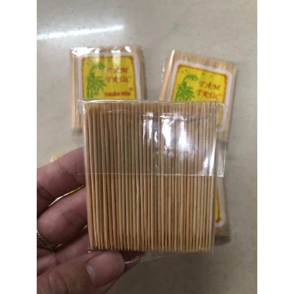 🧨 Lốc 10 Bịch Tăm Xỉa Răng Cứng, chắc (Tre lớp Ngoài)