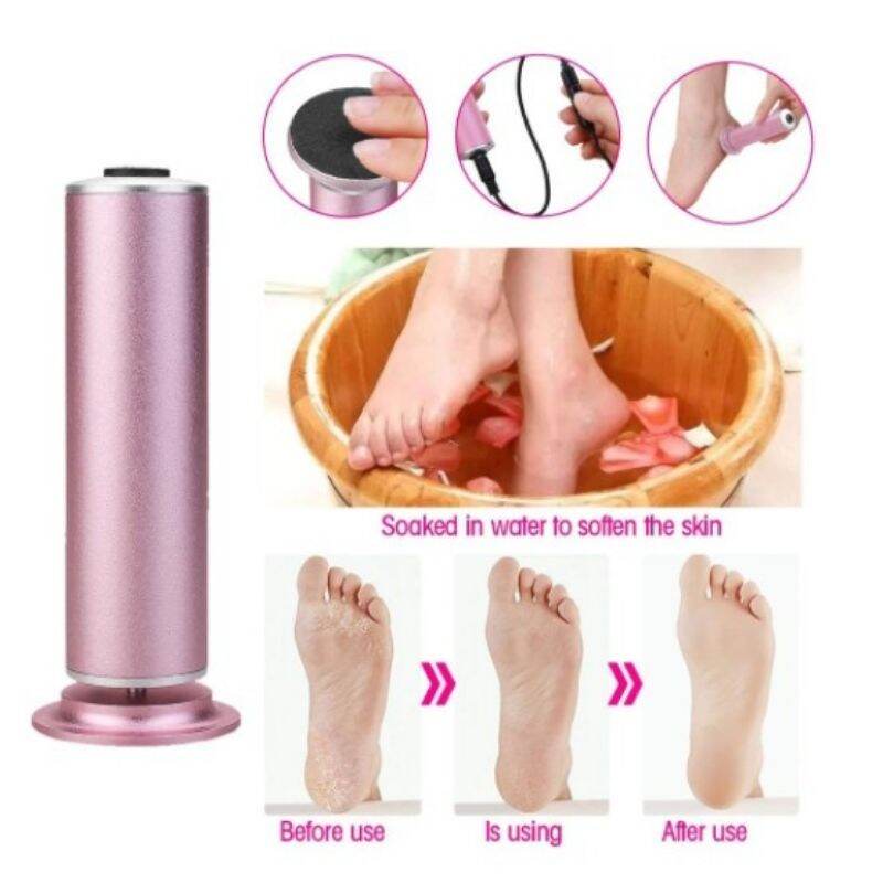 Máy Chà Gót Chân Tẩy Tế Bào Chết Chuyên Dùng Làm Nail - Tặng Kèm Miếng Chà