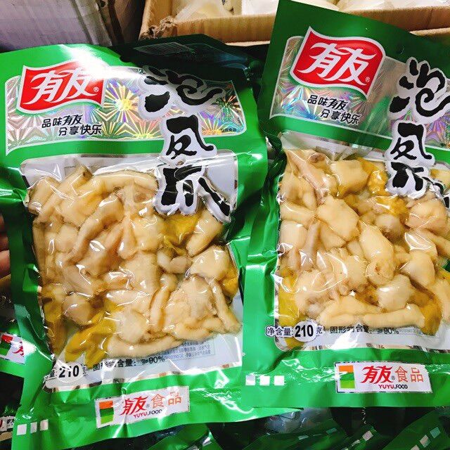 CHÂN GÀ CAY YUYU 100G GÓI XANH