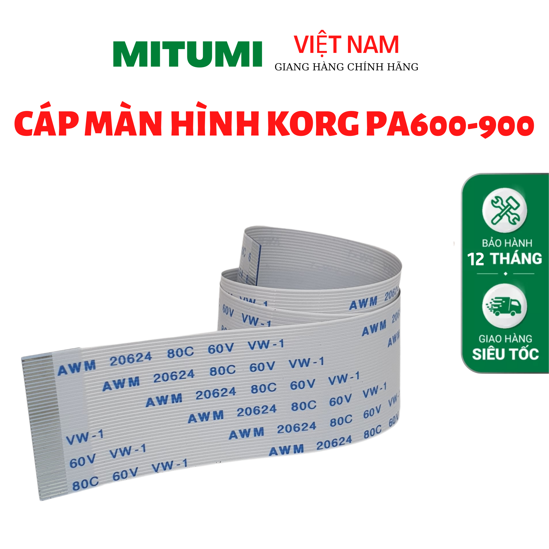 Cáp màn hình đàn korg pa 600 - 900 cáp đàn organ các loại