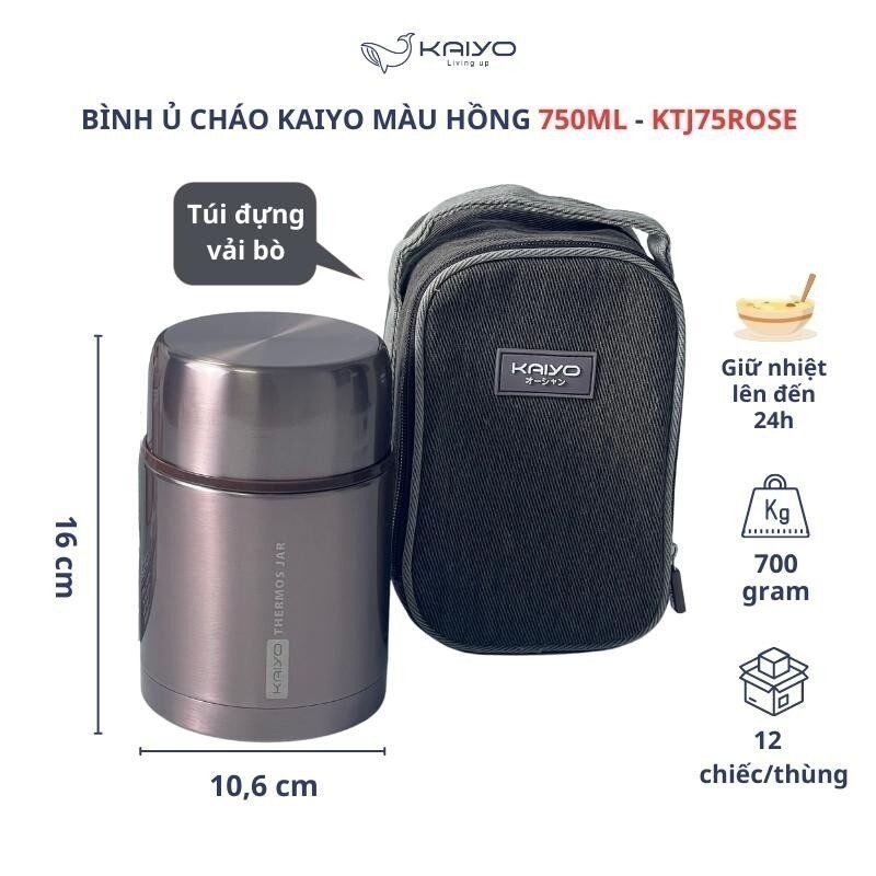 Bình ủ cháo Kaiyo - Thương hiệu Nhật bản