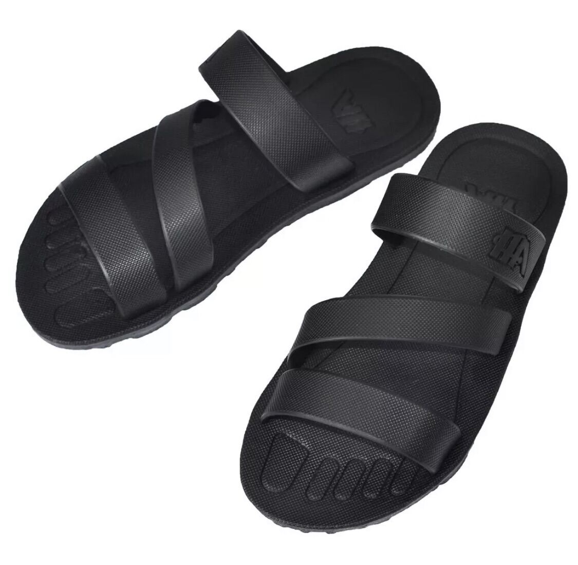 Dép Cao Su Nam 3 Quai Bền Bỉ Hiệu HA - Giá Phù Hợp Học Sinh,Sinh Viên