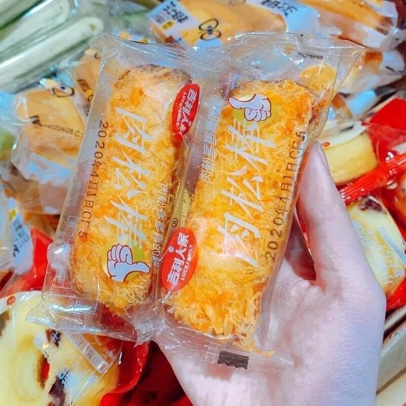 Combo 10 cái bánh ruốc que đài loan