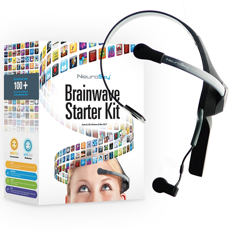 Neurosky Mindwave Mobile 2 Bluetooth Ý Tưởng Sóng Não Tai Nghe Cả Bộ  Bắt Đầu Brainwave
