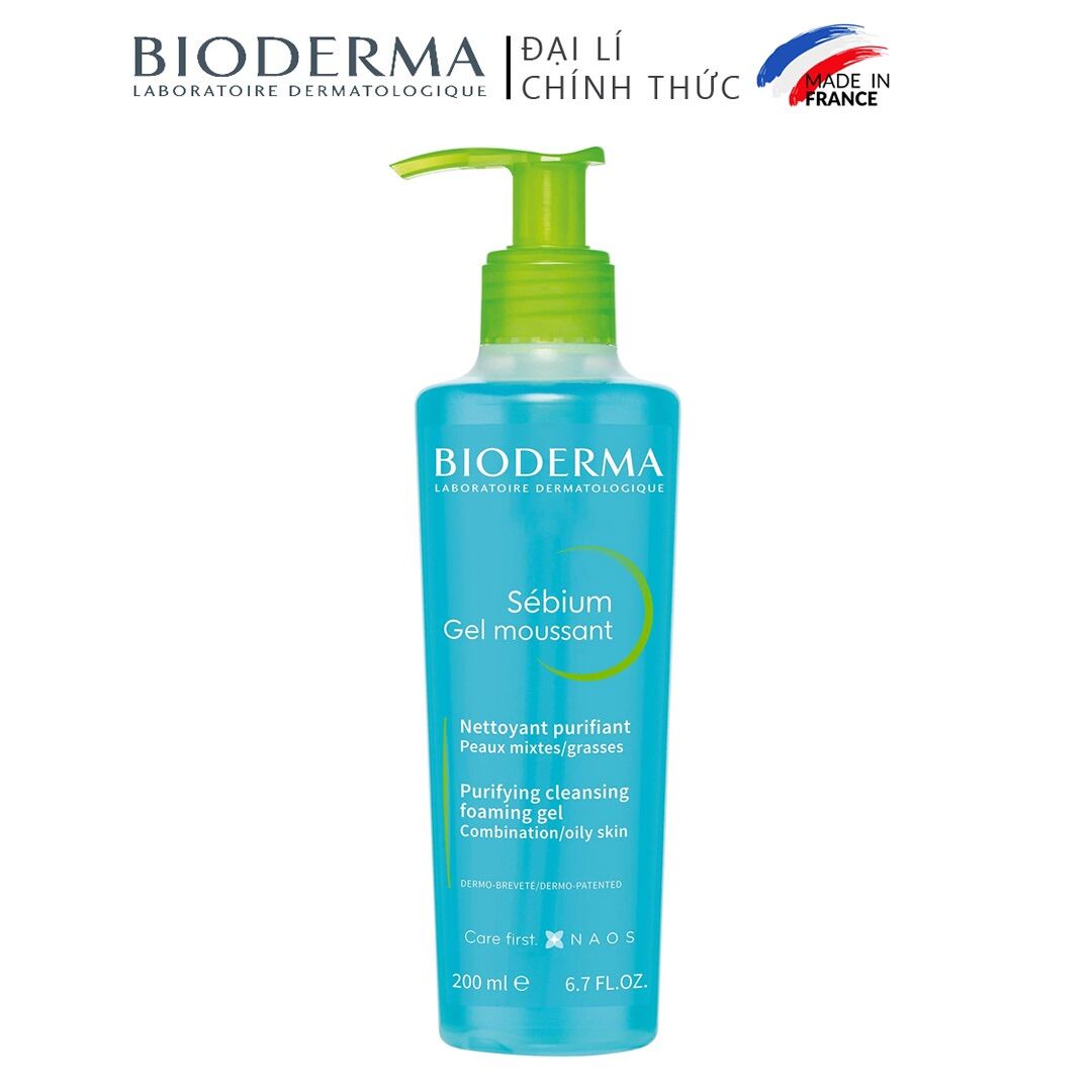 Sữa rửa mặt ngăn ngừa mụn Bioderma Sebium 200ml