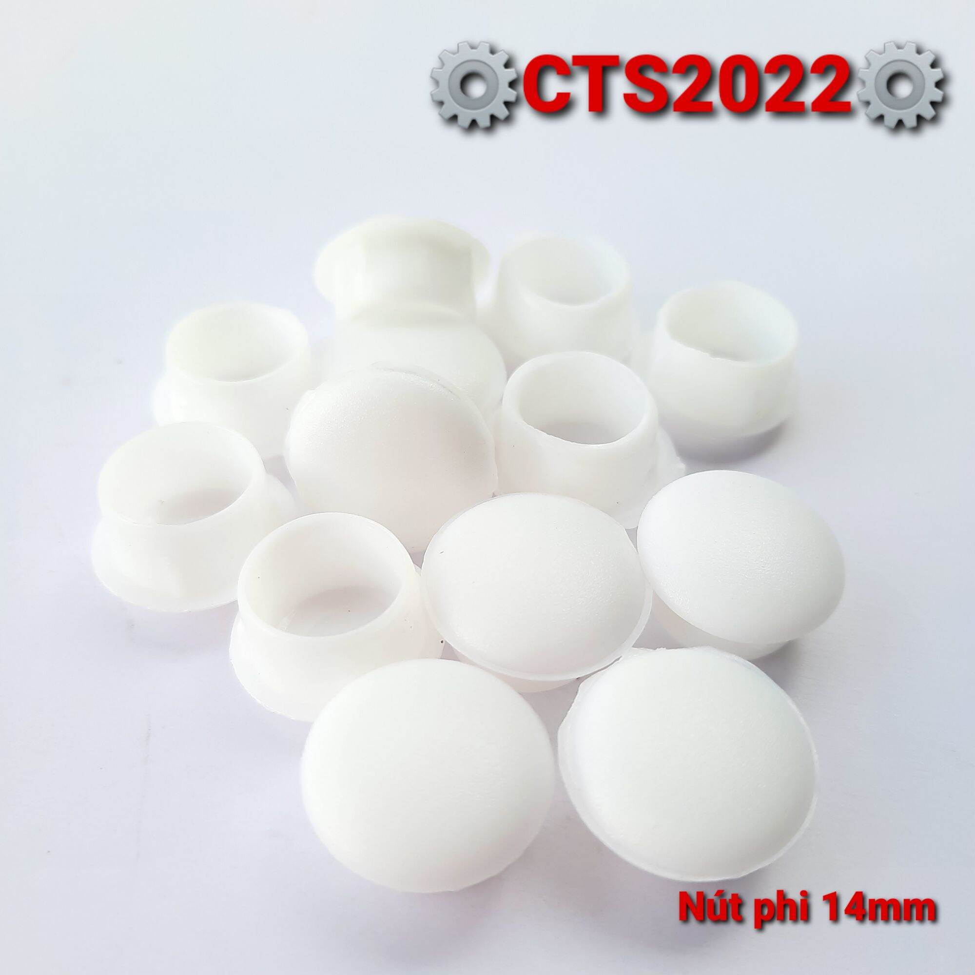 10 Nút nhựa bịt lỗ phi 14mm