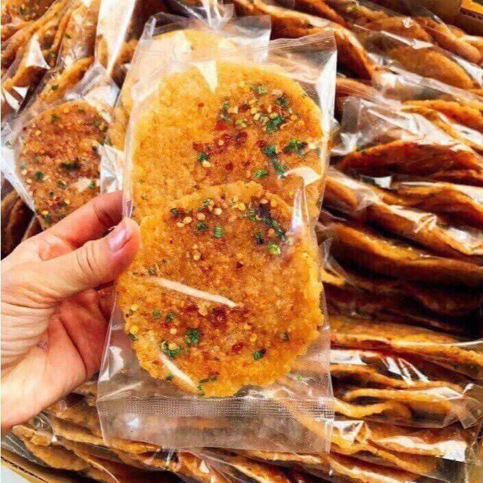 Cơm cháy chiên mắm hành gói 3 chiếc nguyên miếng