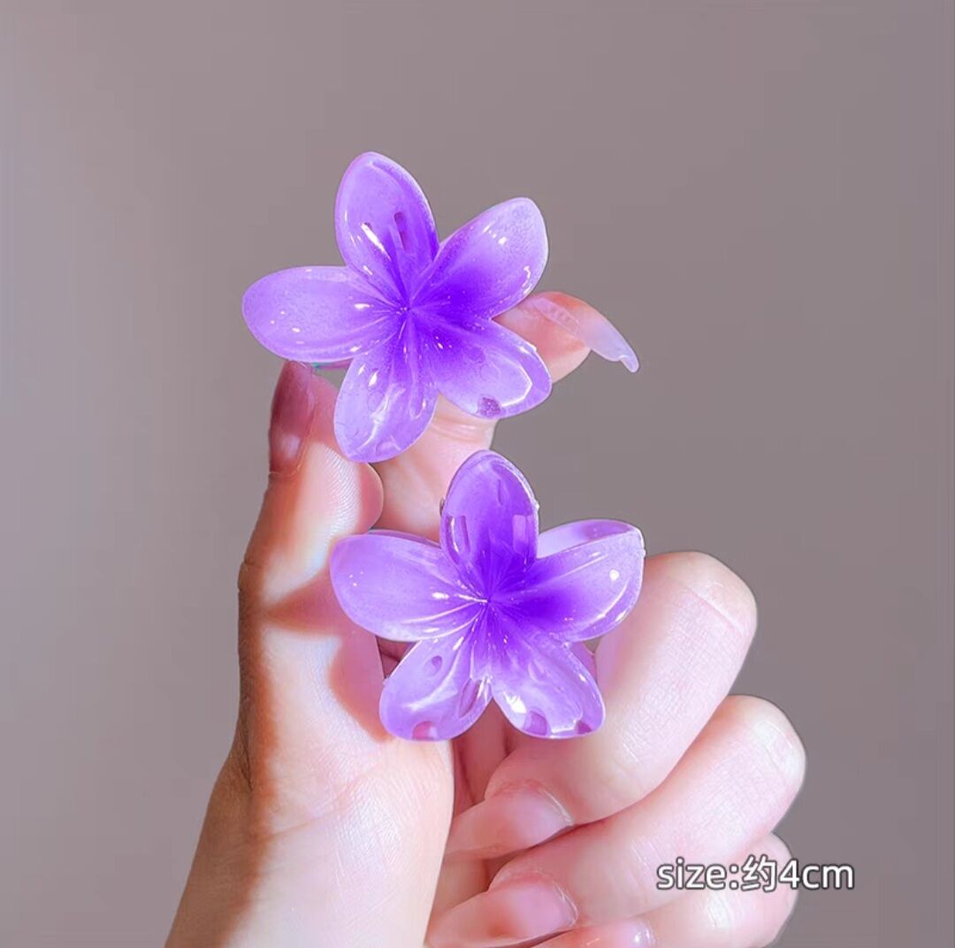 Kẹp hoa sứ size 4cm xinh xắn dễ thương