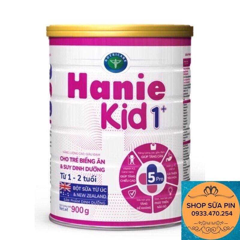 COMBO 2 lon sữa Hanie Kid 1+ 900g