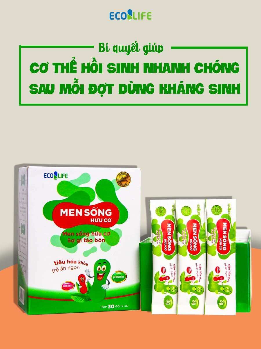 Men Hữu Cơ Ecolife cho bé