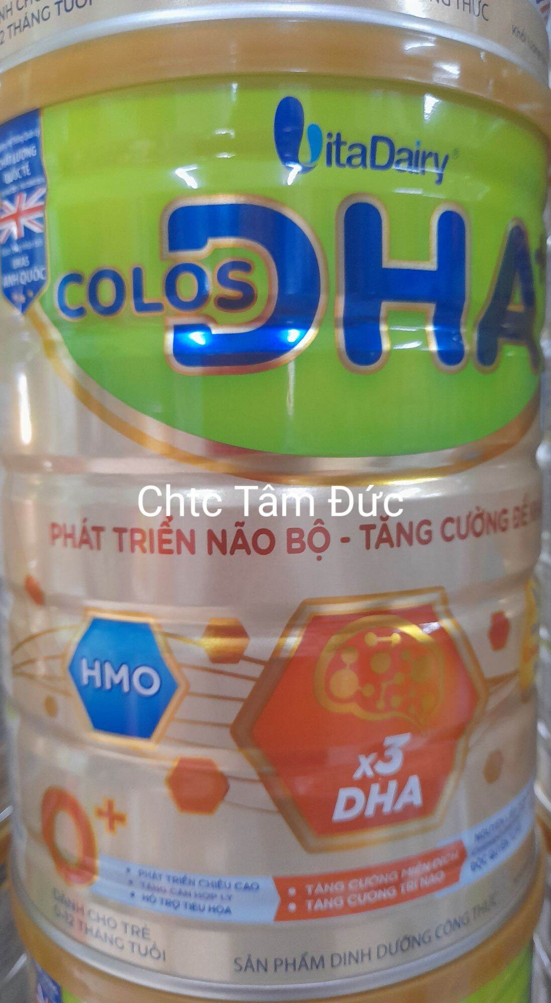(Tích App đổi quà)Lon Sữa 800g Colos DHA 0+ và 1+ Vitadairy