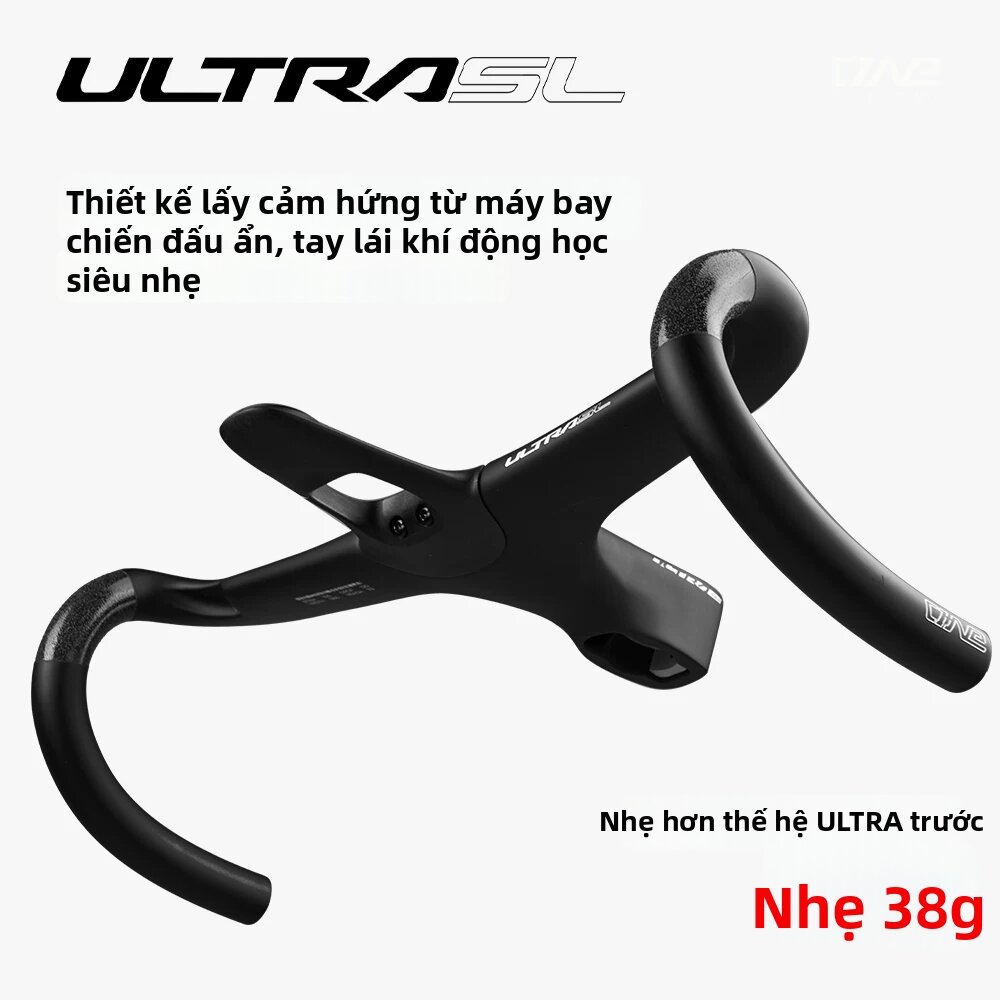 ThinkRider | Tay Cầm Đích Thực SL Aerodynamic Carbon Fiber Tích Hợp