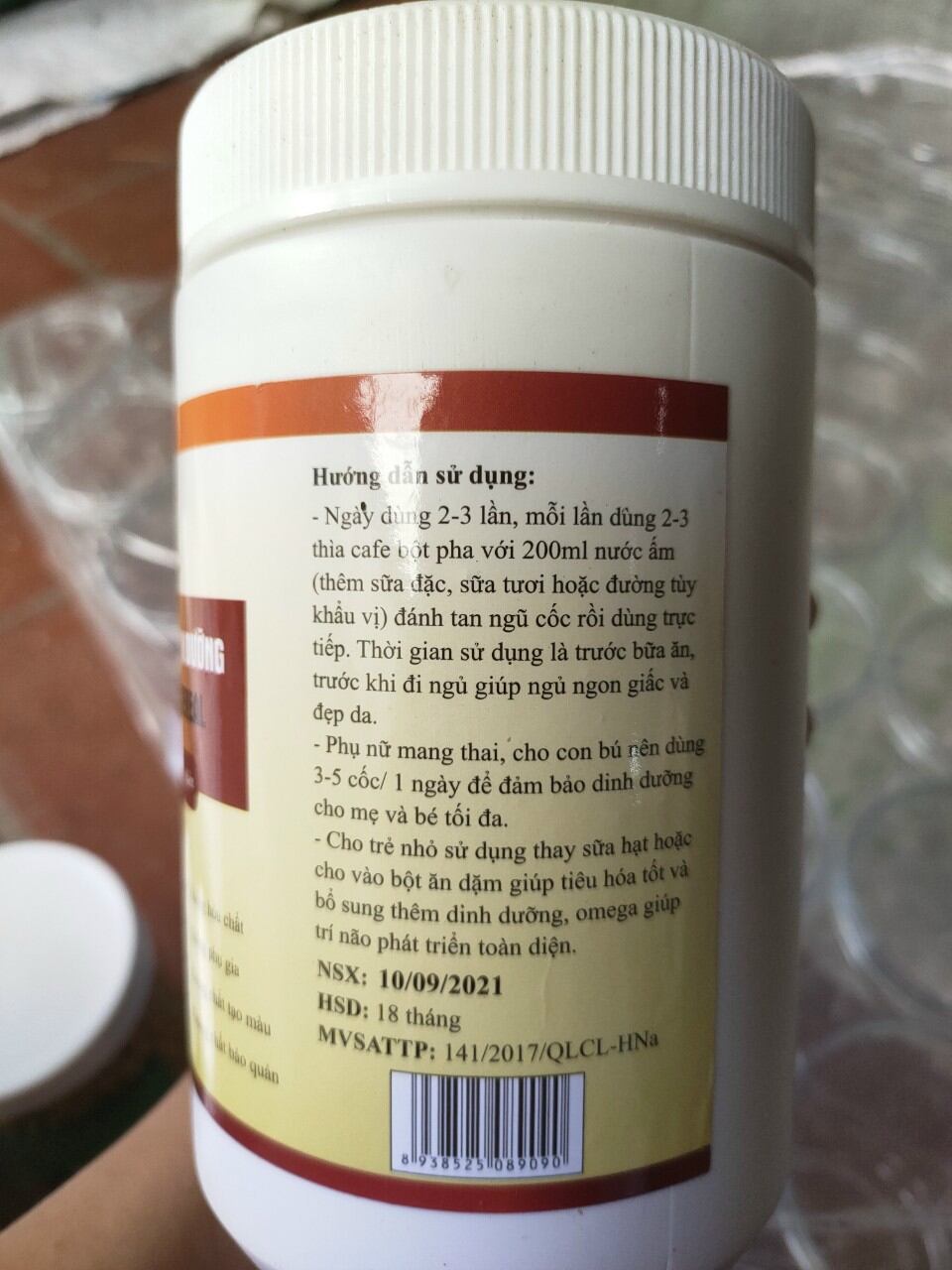 Bột ngũ cốc dinh dưỡng hộp 500gr