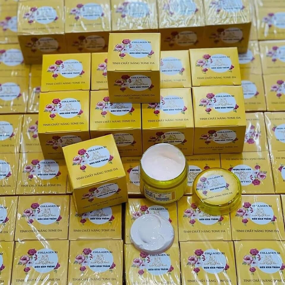 Kích trắng colagen x3