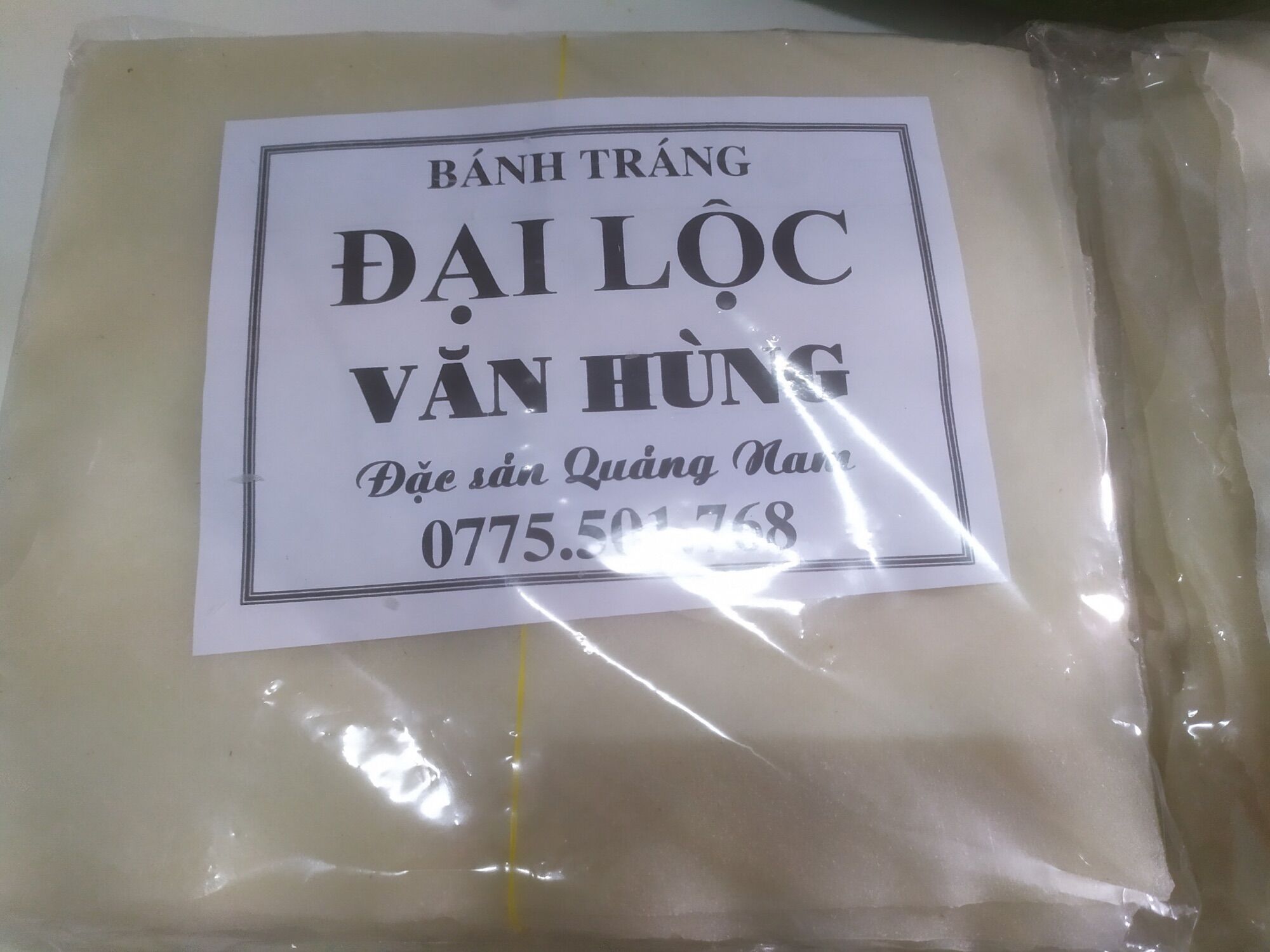 Bánh tráng đại lộc - quảng nam