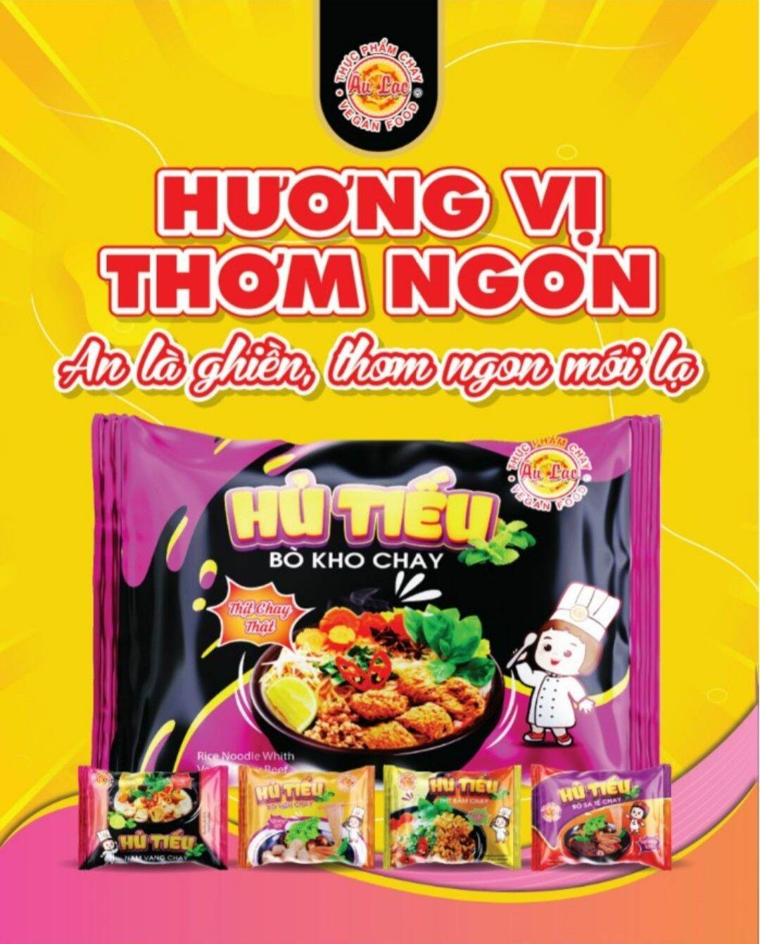 Hủ tiếu bò kho chay âu lạc