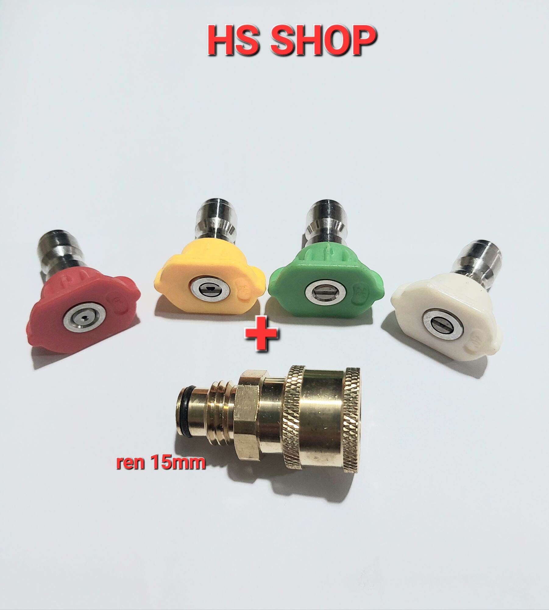 Bộ bép phun cao áp 1/4 và khớp nối nhanh cho súng rửa xe
