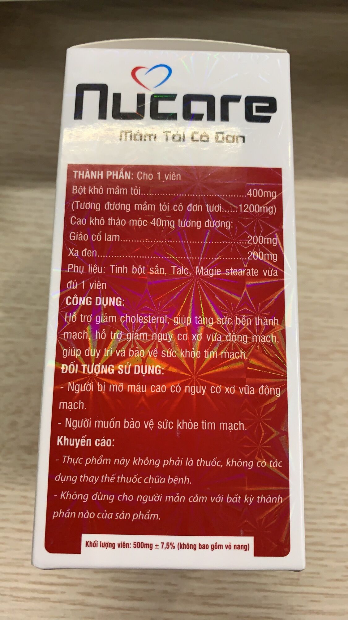 NUCARE Mầm tỏi cô đơn