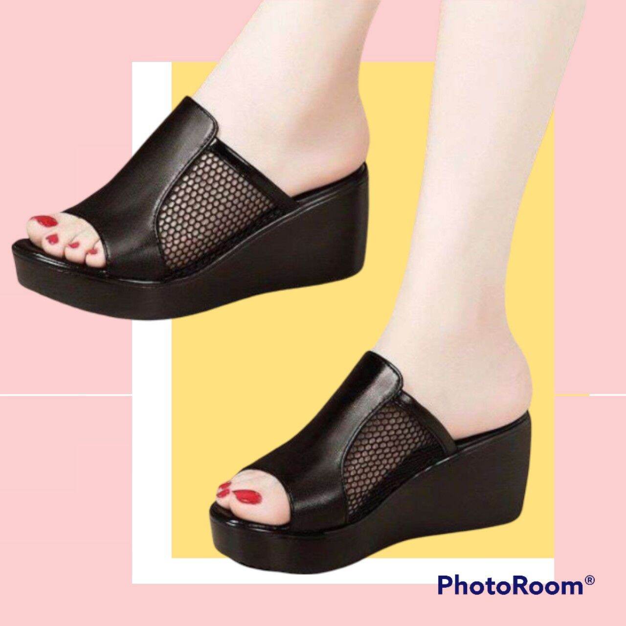 Dép đế xuồng phối lưới kiểu mới GPSHOP