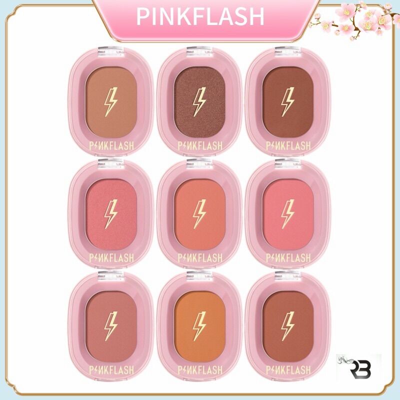 Pf-f01 phấn má hồng pinkflash trang điểm làm đẹp rạng ngời màu tùy chọn 30g