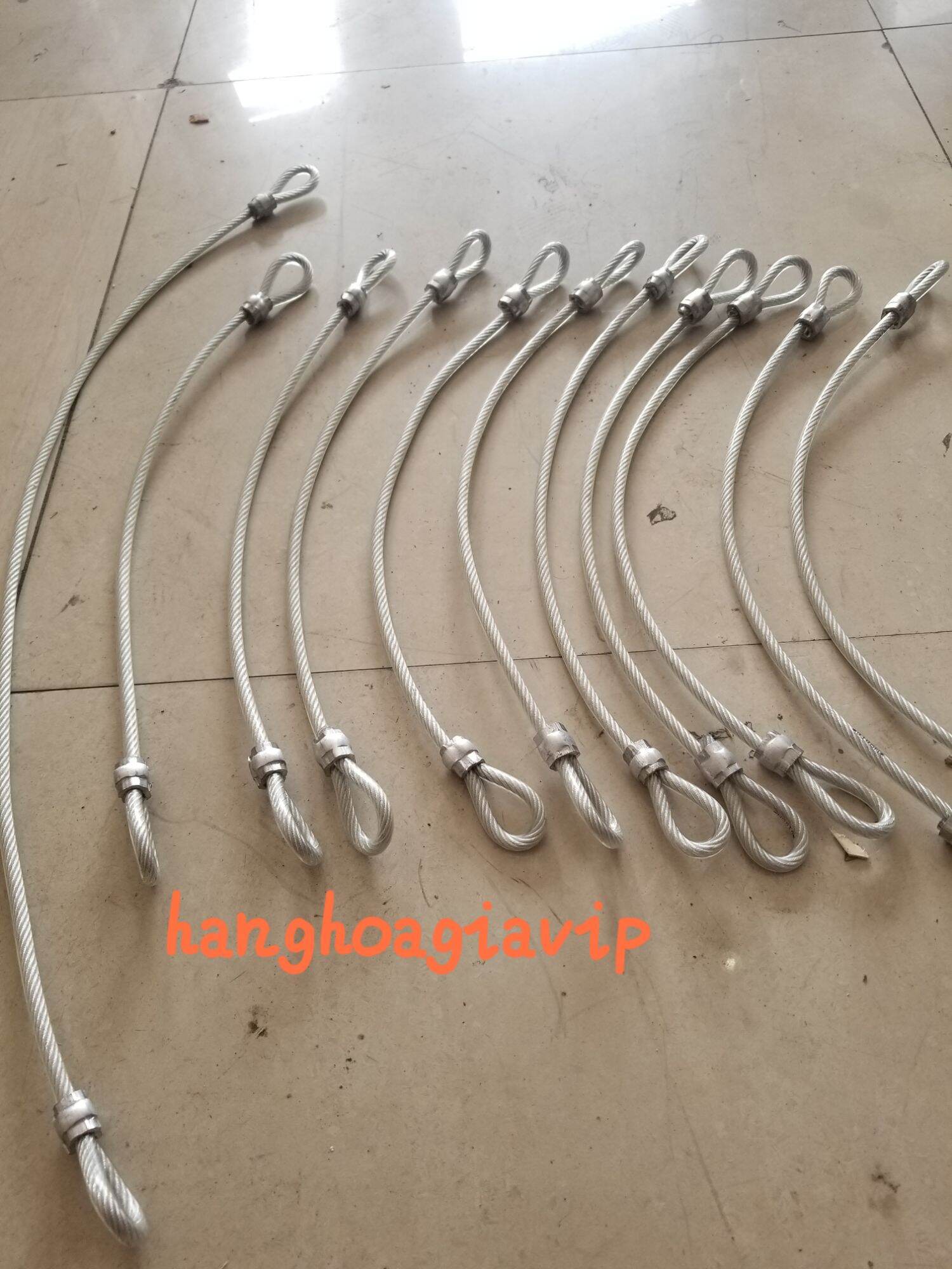 Khóa cáp 10mm(li),bấm đầu cốt sẵn.Size 0.8 mét,2 mét.hanghoagiavip