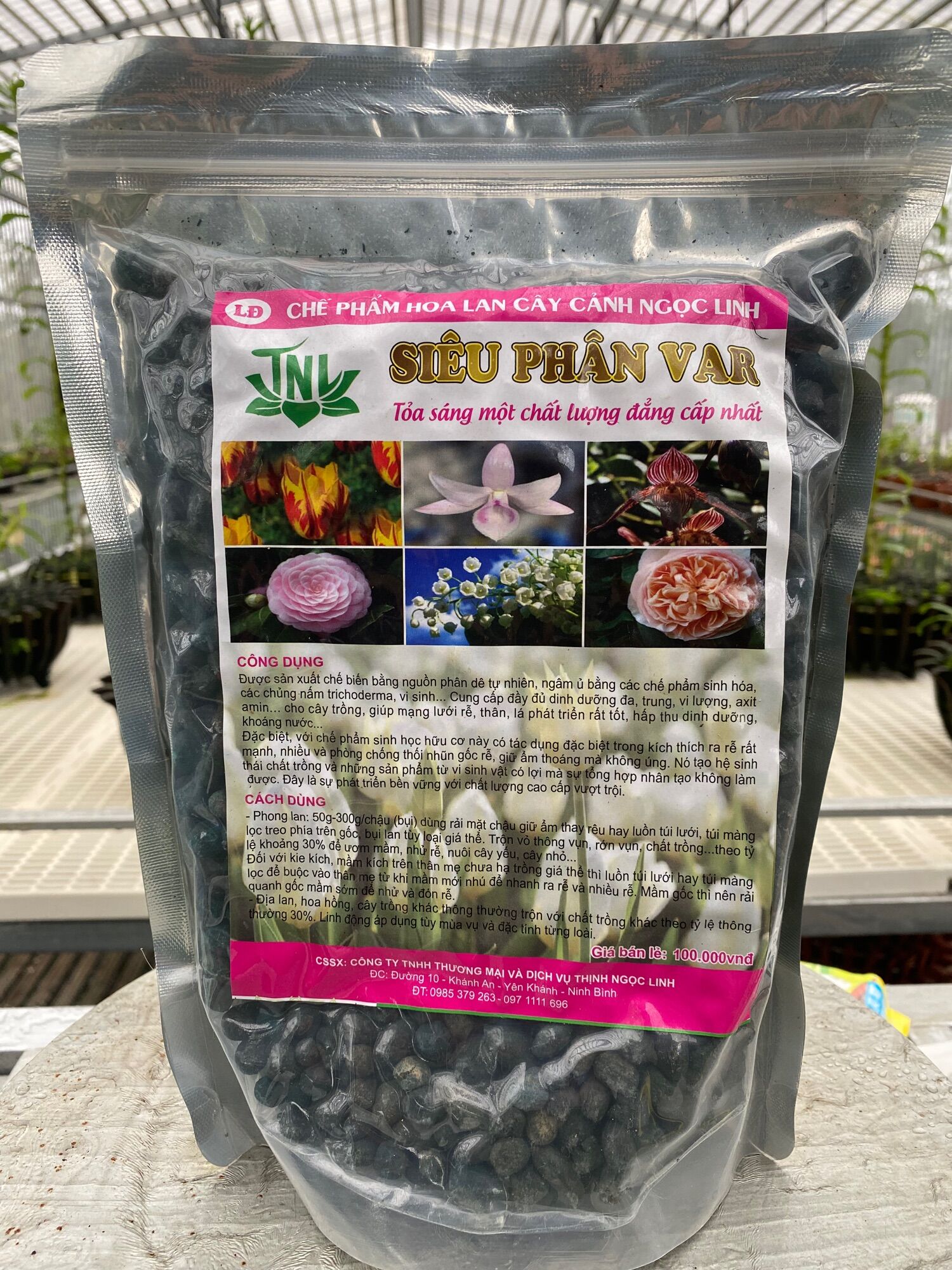 Phân Dê cao cấp Ngọc Linh chuyên lan var, lan đột biến