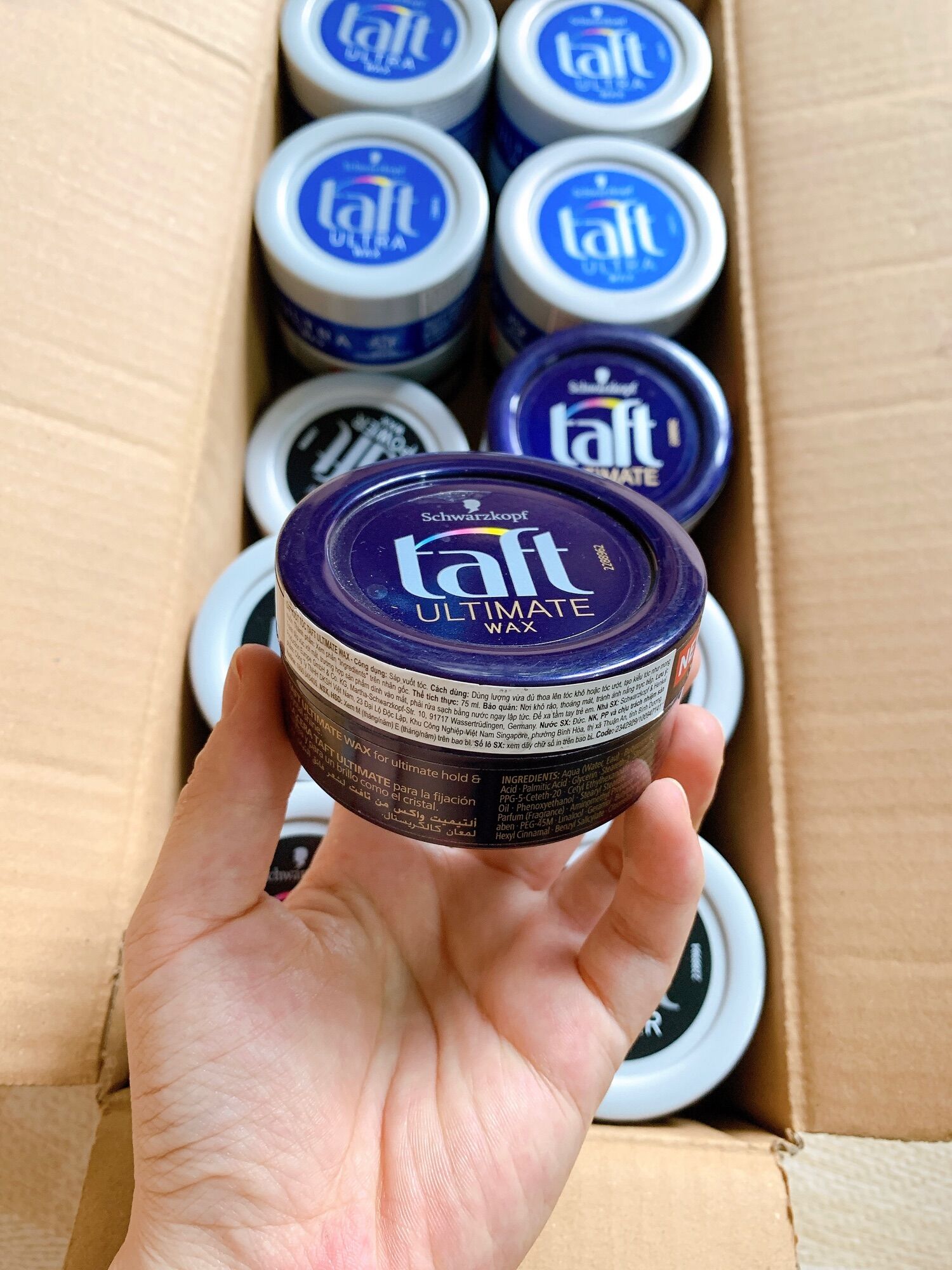 [NK TỪ ĐỨC date 10/2021] SÁP VUỐT TÓC TAFT ULTIMATE WAX 75ML( GIỮ NẾP TÓC 100%)