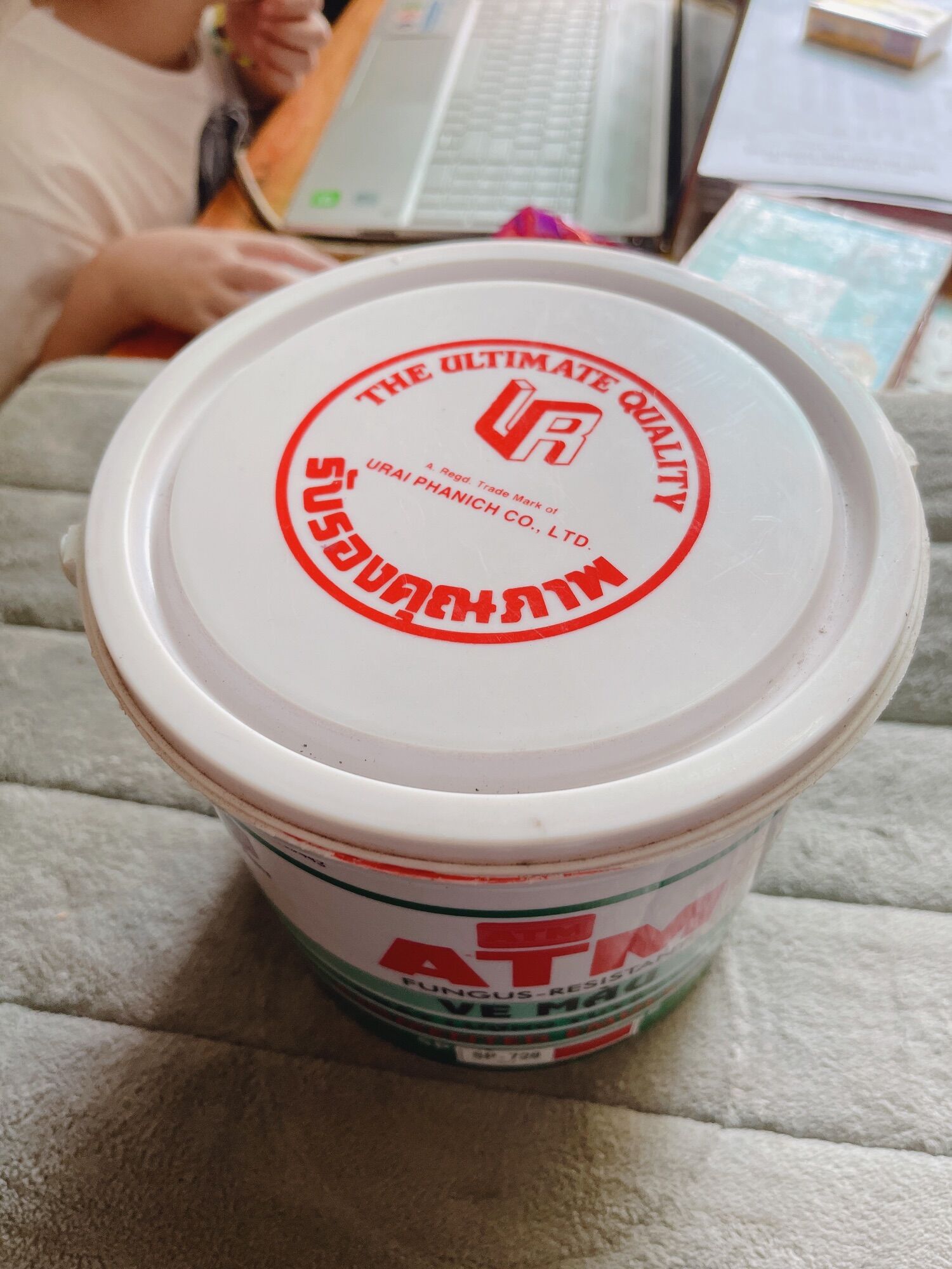 Sơn quét Ve màu atm, ve atm 5kg( 3,5 lít)