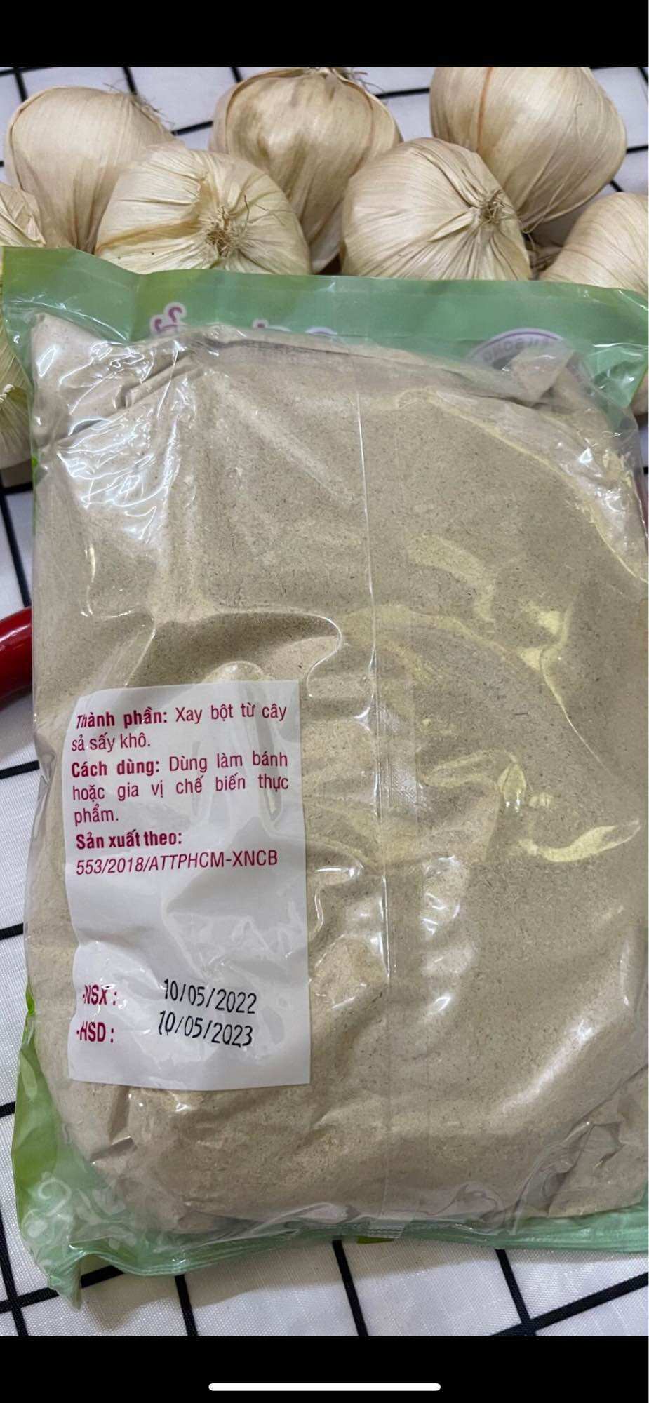 BỘT SẢ HIỆU KIM NGA 100GRAM - 500GRAM