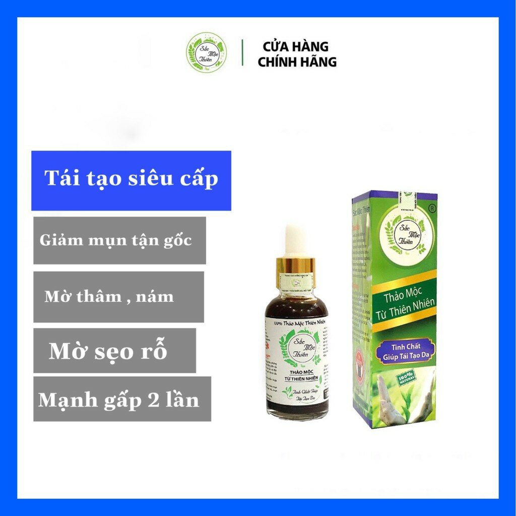 'CHÍNH HÃNG' Tái Tạo Siêu Tốc Da Lỳ Không Bong Sắc Mộc Thiên