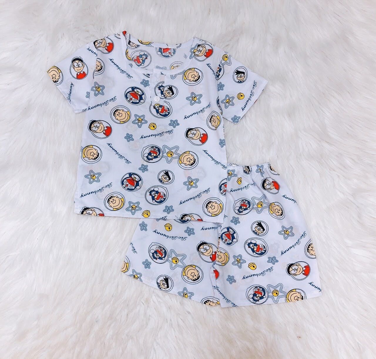 Bộ tole lanh bé trai mềm mịn mát size 6(12-13kg)