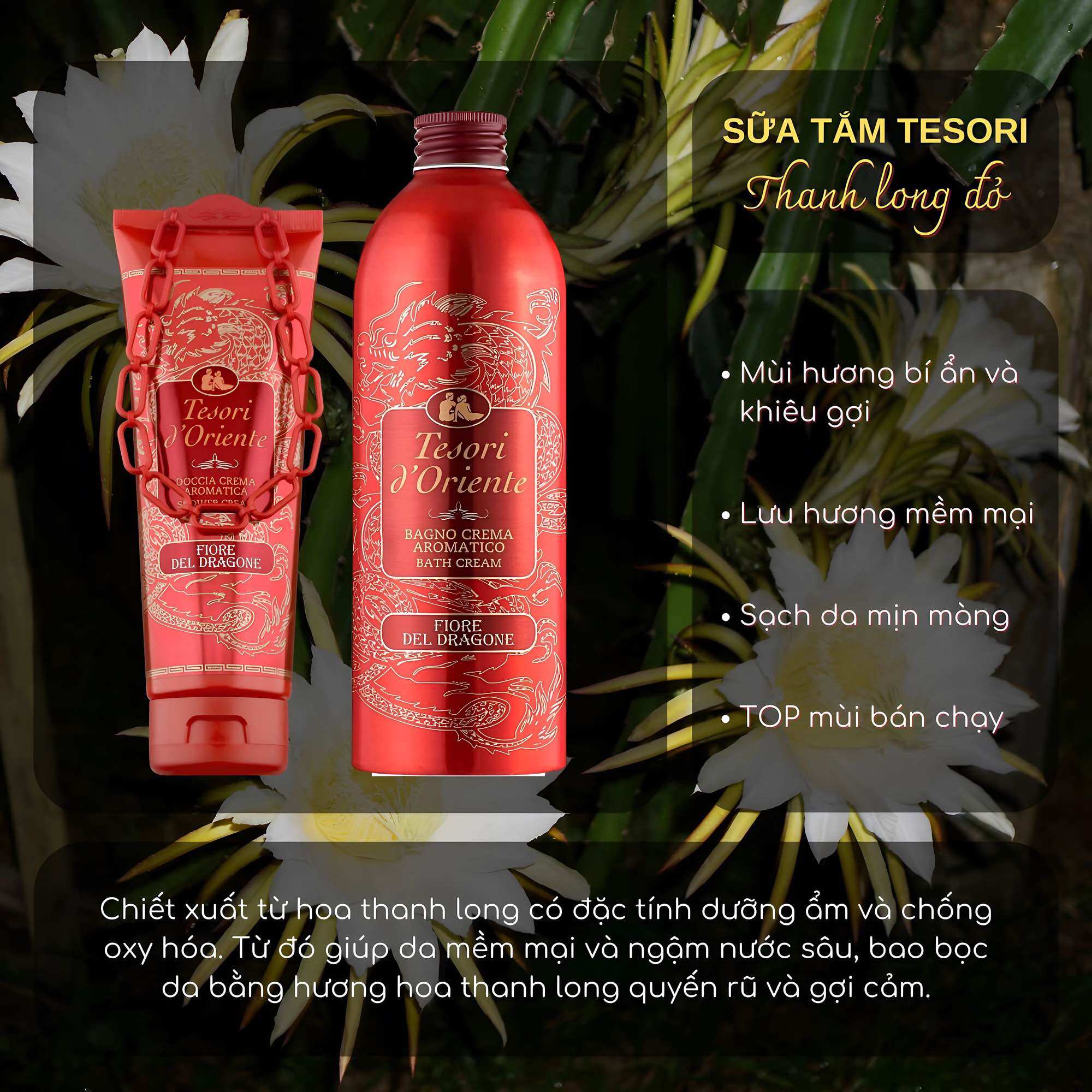 Sữa Tắm Nước Hoa Tesori d'Oriente 250ml Shower Cream