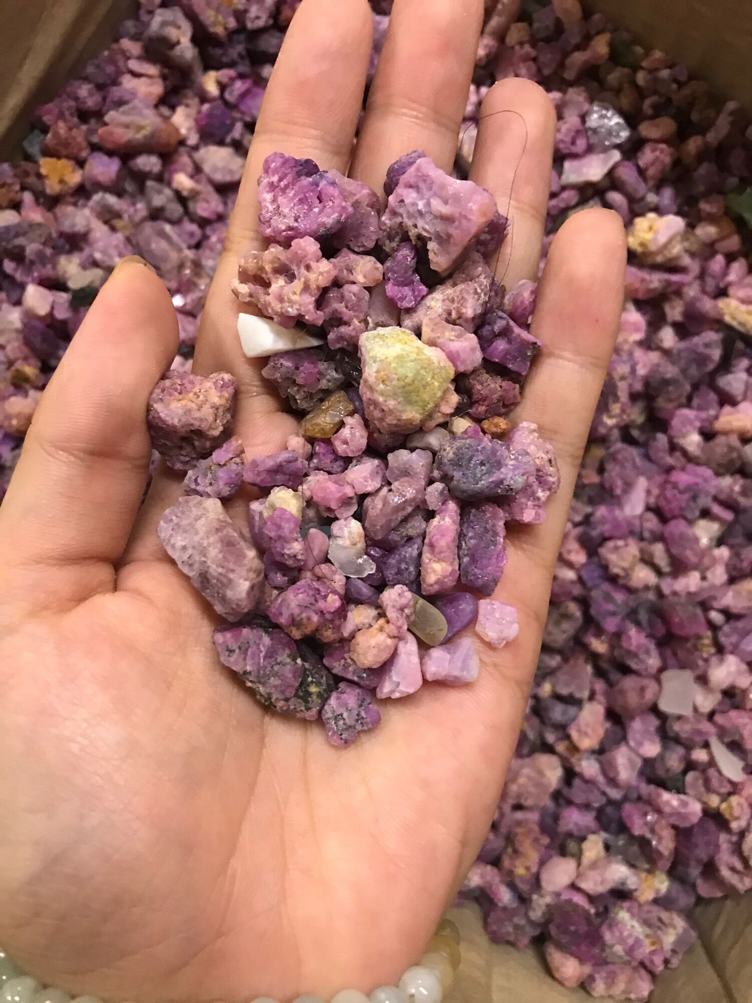 Set 30/50/100 gam đá thanh tẩy Ruby