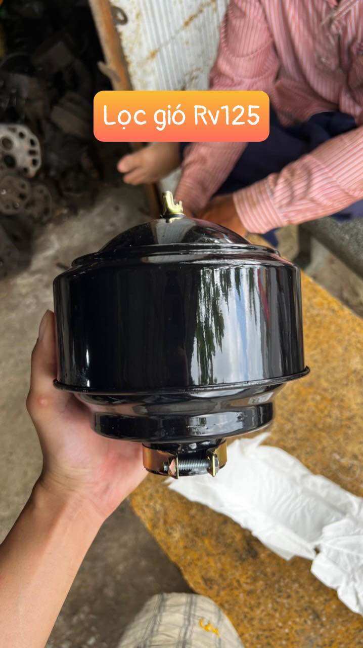 Lọc gió , bô e rv125-2 cổ 52mm