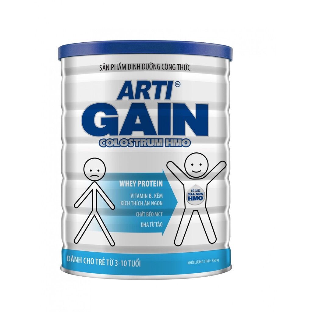 Sữa bột Arti Gain Colostrum 3-10 tuổi