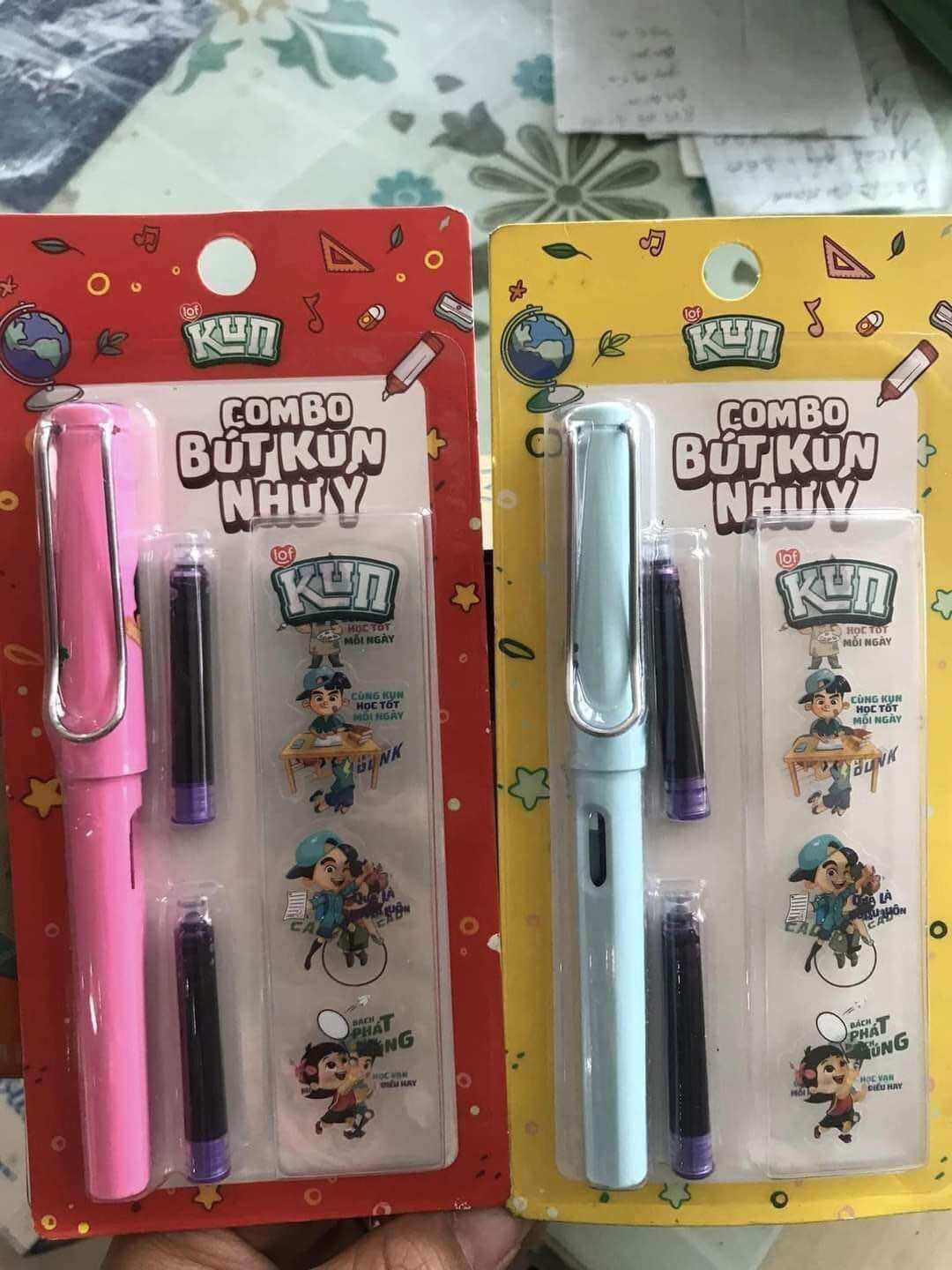 Combo bút kun như ý màu mực tím